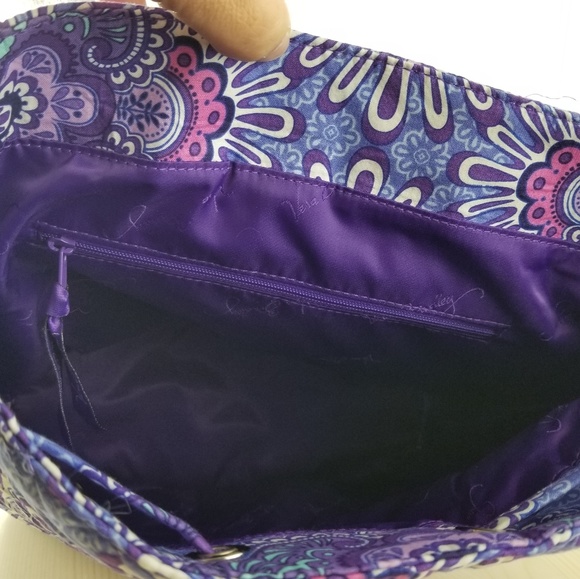 New Vera Bradley retired print drawstring backpack - Picture 3 of 5